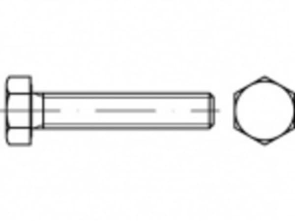 TOOLCRAFT TO-5409555 Kuusiokantaruuvit M30 340 mm kuusiokantaruuvit M30 340 mm kuusiokanta ISO 4017 1 kpl