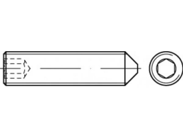 TOOLCRAFT TO-5414313 Gevindtap M10 20 mm Stål Galvaniseret 200 stk