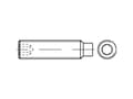 Miniatyrbild 2 av 2: TOOLCRAFT TO-5414700 Gängad tapp M12 80 mm 50 st