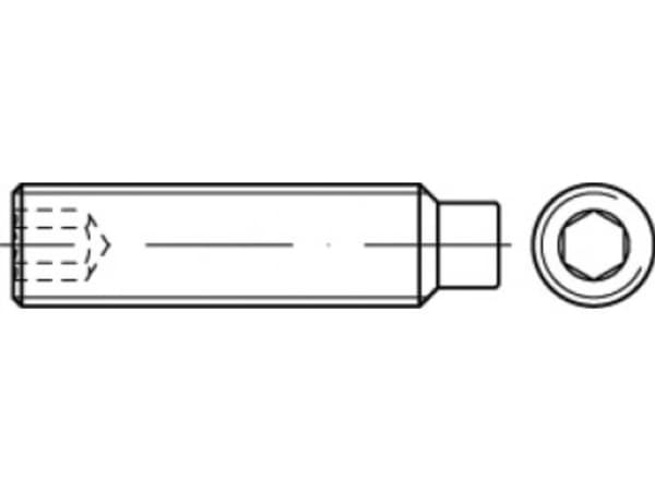 TOOLCRAFT TO-5414943 Gevindtap M8 25 mm Stål Galvaniseret 200 stk