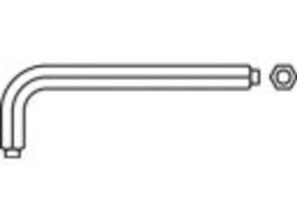 TOOLCRAFT Vinkelskruetrækker 3 mm