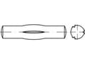 Pikkukuva 1 / 2: TOOLCRAFT TO-5438115 Uritettu kaiverruskynsi 6 mm Teräs 100 kpl