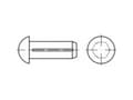 Miniatyrbilde 2 av 2: TOOLCRAFT TO-5439165 Halvrundt rillet søm 6 mm Stål 250 stk