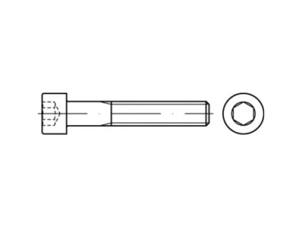 TOOLCRAFT TO-5441772 Cylinderskruer 2.2 mm 13 mm Indvendig sekskant 83912 Stål A5 200 stk