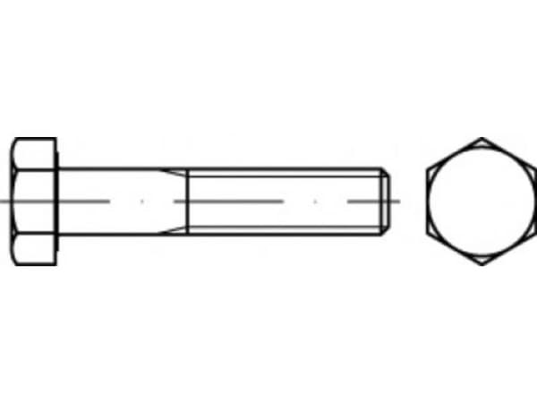 TOOLCRAFT TO-5443029 Sekskantsskrue 50 mm 76 mm Udvendig sekskant 83931 Stål 50 stk