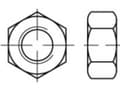 Miniatyrbild 1 av 2: TOOLCRAFT TO-5443797 Sekskantmøtrikker 58 mm 83934 Stål 50 stk