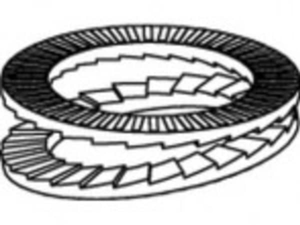 Låseskiver 88032 200 stk TOOLCRAFT TO-5444067