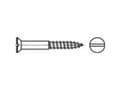 Miniatyrbilde 2 av 2: TOOLCRAFT TO-5447142 Undersænket træskrue 3.5 mm 20 mm Kærv DIN 97 Messing Forniklet 200 stk