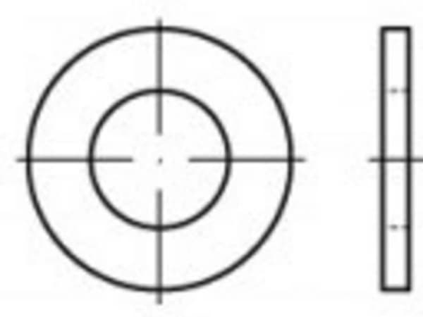 Aluslevy 31 mm DIN 125 50 kpl TOOLCRAFT TO-5447391