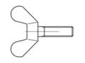Miniatyrbilde 2 av 2: TOOLCRAFT TO-5447508 Vingeskrue M8 16 mm DIN 316 Messing 50 stk