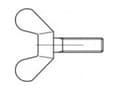 Miniatyrbilde 2 av 2: TOOLCRAFT TO-5447517 Vingeskrue M8 30 mm DIN 316 Messing 50 stk