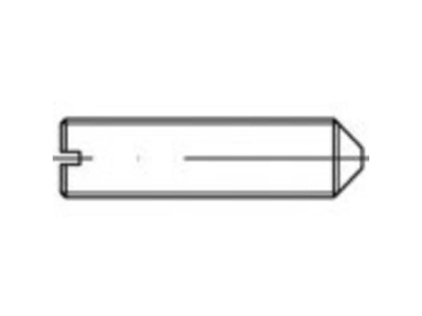 TOOLCRAFT TO-5448159 Gevindtap M3 4 mm Messing 100 stk