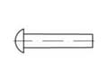 Miniatyrbilde 2 av 2: TOOLCRAFT TO-5448405 Halvrund nitte 6 mm Messing 250 stk
