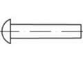 Miniatyrbild 1 av 2: TOOLCRAFT TO-5448546 Halvrund nit 5 mm 500 st