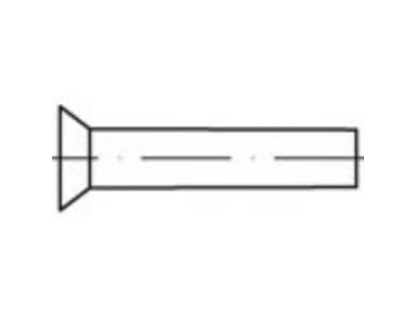 TOOLCRAFT TO-5448828 Senkka 2 mm 1000 kpl