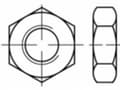 Miniatyrbild 1 av 2: TOOLCRAFT TO-5453643 Sekskantmøtrikker M8 Messing 100 stk