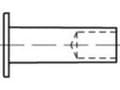 Miniatyrbilde 1 av 3: TOOLCRAFT TO-5454252 Hule rørnitter 5 mm Kobber 100 stk