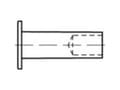 Miniatyrbilde 2 av 3: TOOLCRAFT TO-5454270 Hule rørnitter 8 mm 100 stk