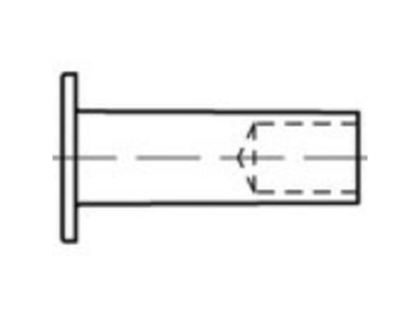 TOOLCRAFT TO-5454285 Hule rørnitter 4 mm 100 stk