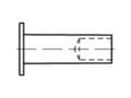 Miniatyrbilde 3 av 3: TOOLCRAFT TO-5454291 Hule rørnitter 5 mm 100 stk