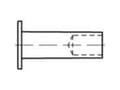 Miniatyrbilde 2 av 3: TOOLCRAFT TO-5454291 Hule rørnitter 5 mm 100 stk