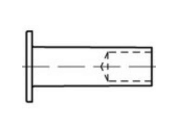 TOOLCRAFT TO-5454291 Hule rørnitter 5 mm 100 stk