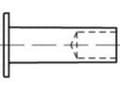 Miniatyrbilde 1 av 3: TOOLCRAFT TO-5454291 Hule rørnitter 5 mm 100 stk