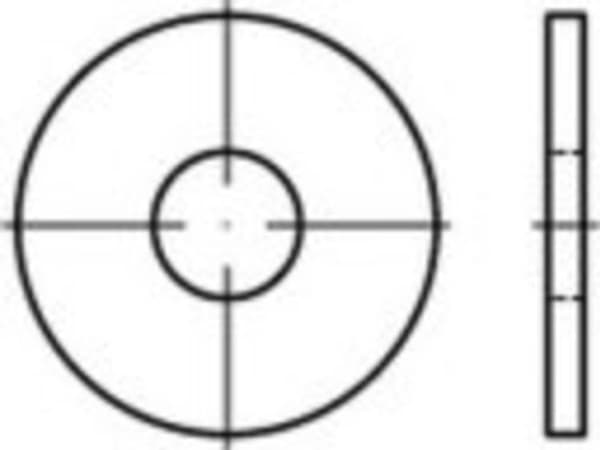 TOOLCRAFT TO-5454753 Nitteskiver 10.5 mm 250 stk