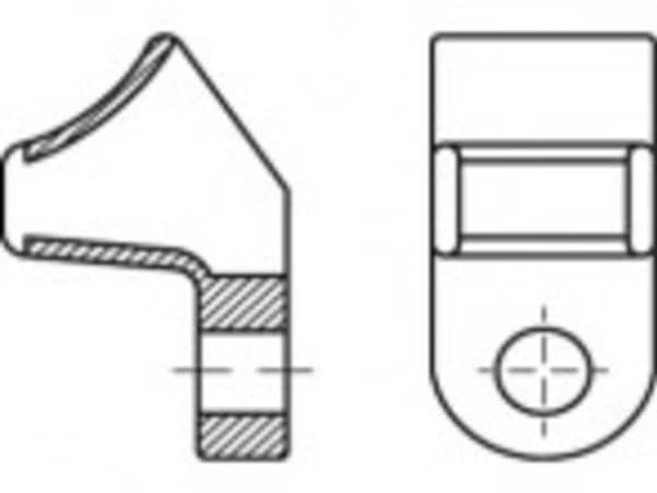 TOOLCRAFT TO-5454888 Johdinsiteet 100 kpl