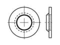 Miniatyrbilde 2 av 2: Skiver med sikring 88152 100 stk TOOLCRAFT TO-5455026