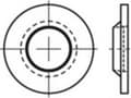 Miniatyrbilde 1 av 2: Skiver med sikring 88152 100 stk TOOLCRAFT TO-5455026