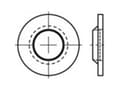Pikkukuva 2 / 2: Aluslevyt, joissa lukko 6 mm 88152 100 kpl TOOLCRAFT TO-5455032