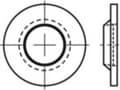 Pikkukuva 1 / 2: Aluslevyt, joissa lukko 6 mm 88152 100 kpl TOOLCRAFT TO-5455032