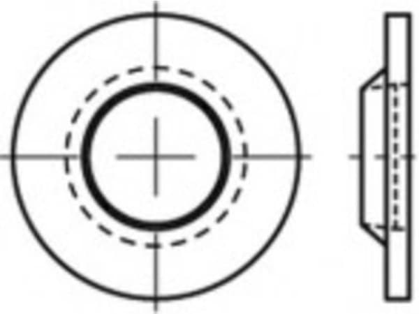 Brickor med säkerhetsring 88152 100 st TOOLCRAFT TO-5455038