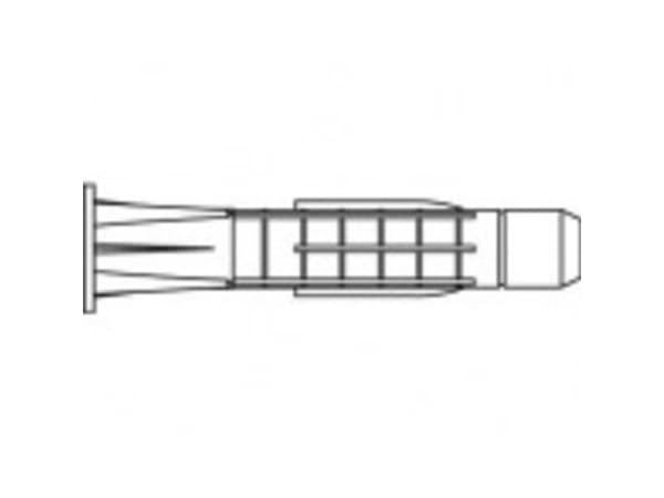 TOOLCRAFT TO-5455110 Rawlplug 32 mm 100 stk