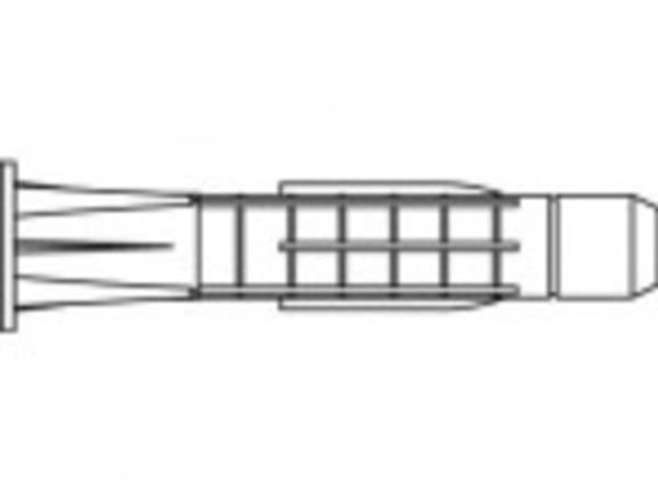 TOOLCRAFT TO-5455110 Rawlplug 32 mm 100 stk