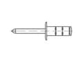 Miniatyrbild 2 av 2: TOOLCRAFT TO-5455218 Öppen blindnit 4 mm 500 st