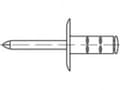 Miniatyrbilde 1 av 2: TOOLCRAFT TO-5455239 Åben blindnitte 3.2 mm 1000 stk