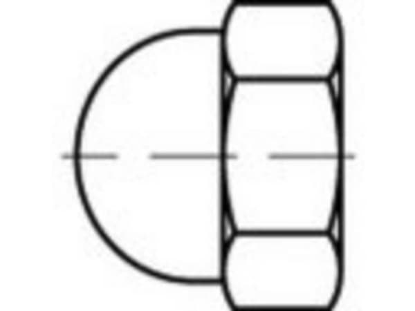 TOOLCRAFT Dekorativa lock TO-5455374 100 st