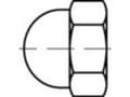 Miniatyrbild 2 av 2: TOOLCRAFT Dekorativa kapsyler 20 mm TO-5455386 100 st