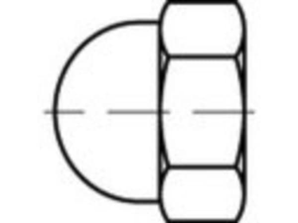 TOOLCRAFT Dekorativa lock Plast TO-5455395 50 st