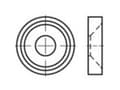 Miniatyrbilde 2 av 2: Rosetskiver 88499 100 stk TOOLCRAFT TO-5455473