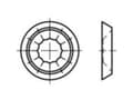 Miniatyrbild 2 av 2: Rosetskiver 88966 Messing 100 stk TOOLCRAFT TO-5455563