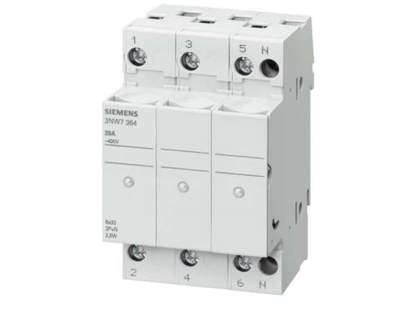 Siemens 3NW7064 3NW7064 Cylindersikringskontakt 32 A 690 V/AC 1 stk