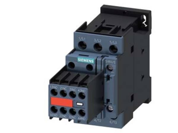 Siemens 3RT2027-1CL24-3MA0 Contactor 3 x brytare 690 V/AC 1 st