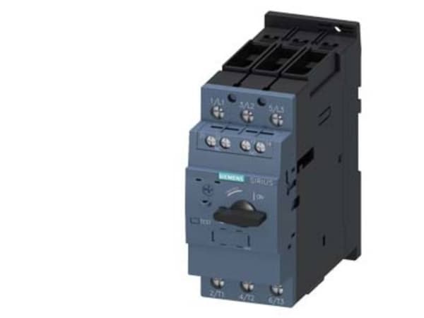 Siemens 3RV2031-4UA15 Katkaisija 1 kpl Asetusalue (virta): 32 - 40 A Kytkentäjännite (max.): 690 V/AC (L x K x S) 55 x 140 x 149 mm