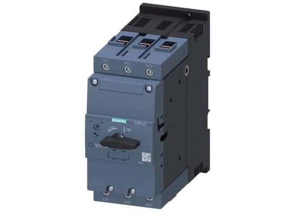 Siemens 3RV2041-4YA10 Katkaisija 1 kpl Asetusalue (virta): 75 - 93 A Kytkentäjännite (max.): 690 V/AC (L x K x S) 70 x 165 x 176 mm