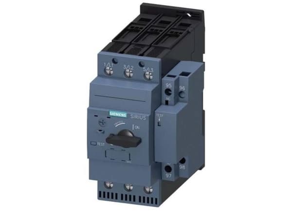 Siemens 3RV2131-4XA10 Strömbrytare 1 st Inställningsområde (ström): 49 - 59 A Kopplingsspänning (max): 690 V/AC (B x H x D) 75 x 140 x 149 mm