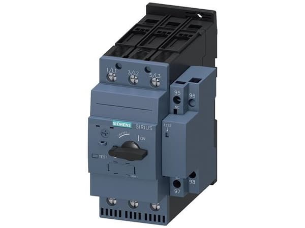 Siemens 3RV2131-4XA10 Strömbrytare 1 st Inställningsområde (ström): 49 - 59 A Kopplingsspänning (max): 690 V/AC (B x H x D) 75 x 140 x 149 mm