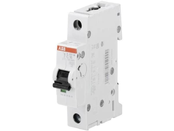 ABB Sicherungsautomat B16A S201M-B16 M comp. 10kA 1-polig B-Charakt. S201M-B16 (2CDS271001R0165)